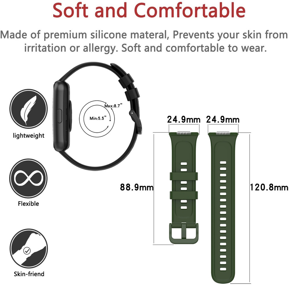Dây Đeo Thay Thế Bằng Silicone Cho Đồng Hồ Huawei Watch Fit 2 Huawei Watch Fit2