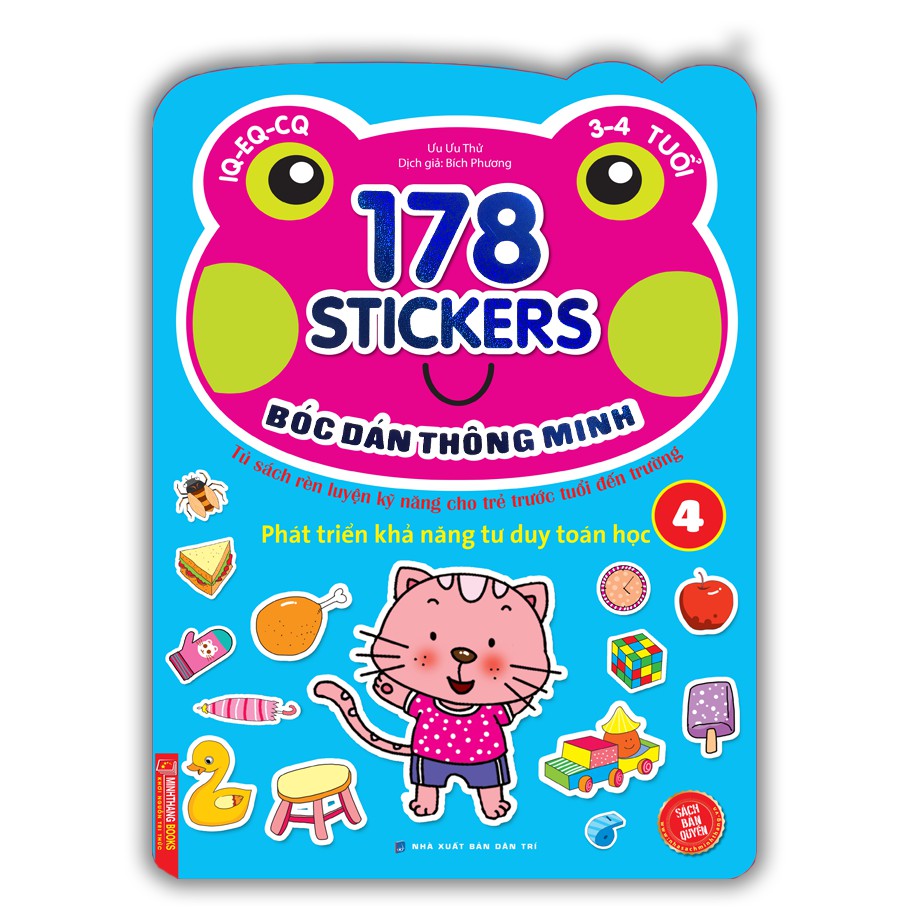 Sách - 178 sticker (q4) tư duy toán học IQ EQ CQ (3-4 tuổi)