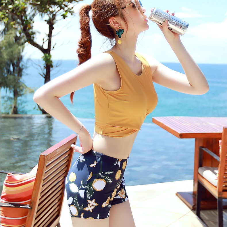 Bộ Bikini Ba Mảnh Thời Trang Hàn Quốc Gợi Cảm Cho Nữ