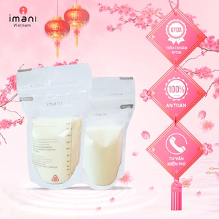 Túi trữ sữa 230ml imani túi zip trữ sữa an toàn tuyệt đối cho bé - ảnh sản phẩm 1