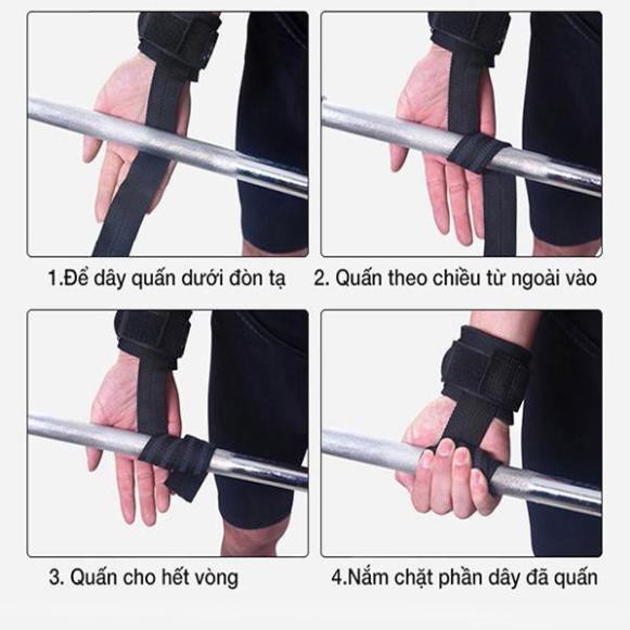 BỘ 2 DÂY KÉO LƯNG TẬP GYM - HỖ TRỢ TẬP LUYỆN CÁC BÀI VỚI THANH BAR - THƯƠNG HIỆU LAMSPORT - BỀN, CHẮC CHẮN, ĐẸP
