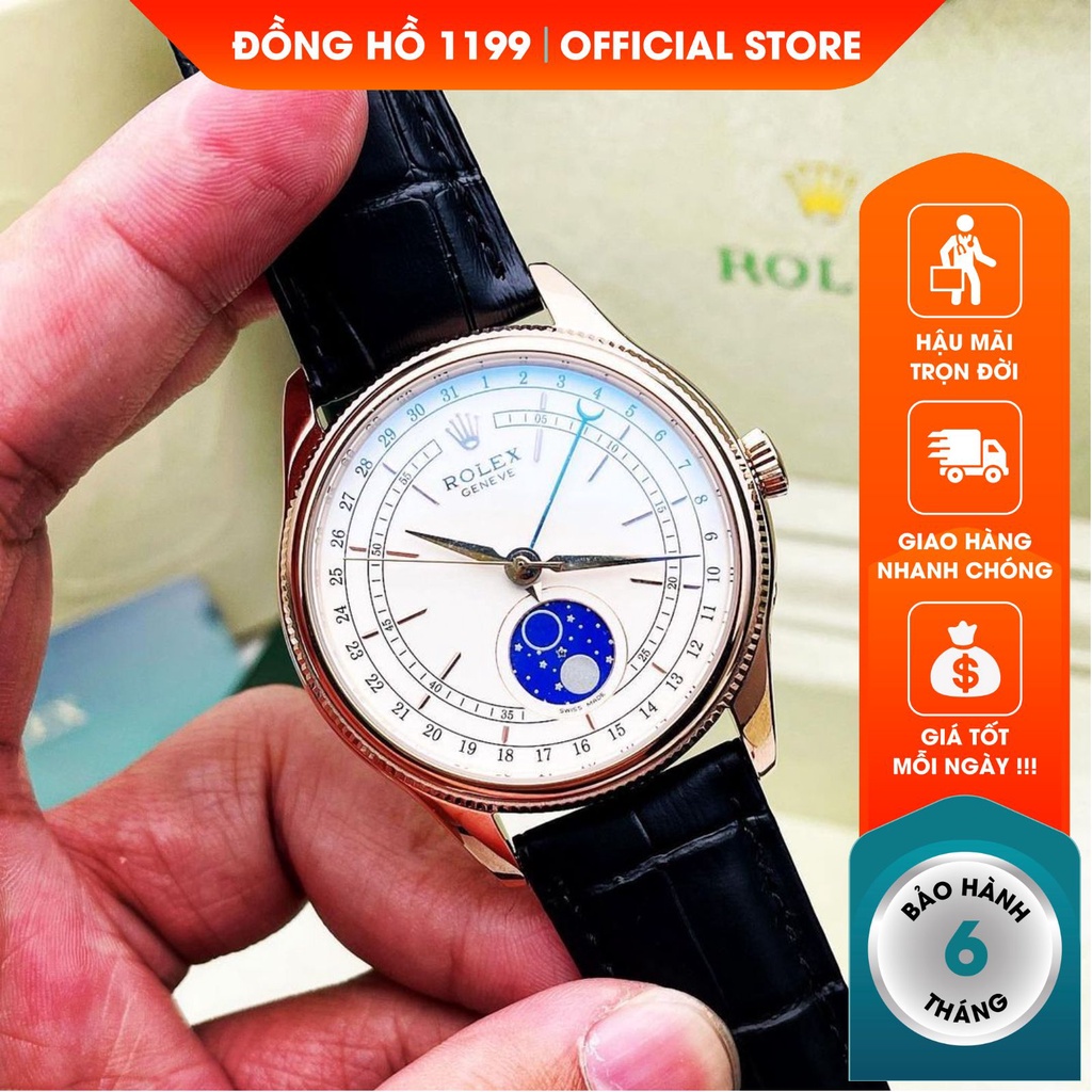 Đồng hồ cơ nam dây da tự động chống nước chống xước tốt chất liệu cao cấp bền bỉ bảo hành 6 tháng 50535 - 1199 Watches | BigBuy360 - bigbuy360.vn