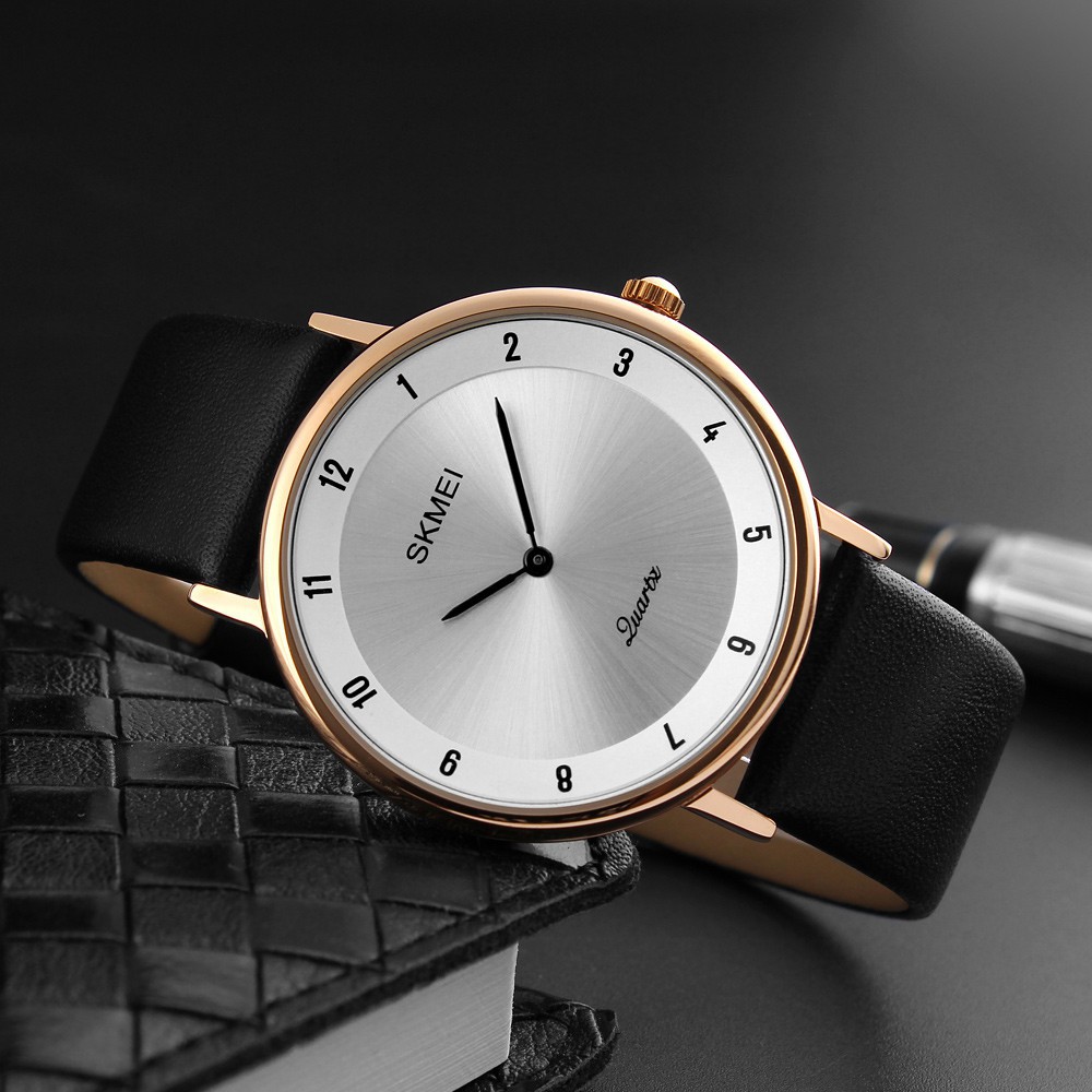 ĐỒNG HỒ NAM SKMEI 1263, DÂY DA CAO CẤP, KIỂU DÁNG SANG TRỌNG, SIÊU MỎNG Bán lẻ giá sỉ