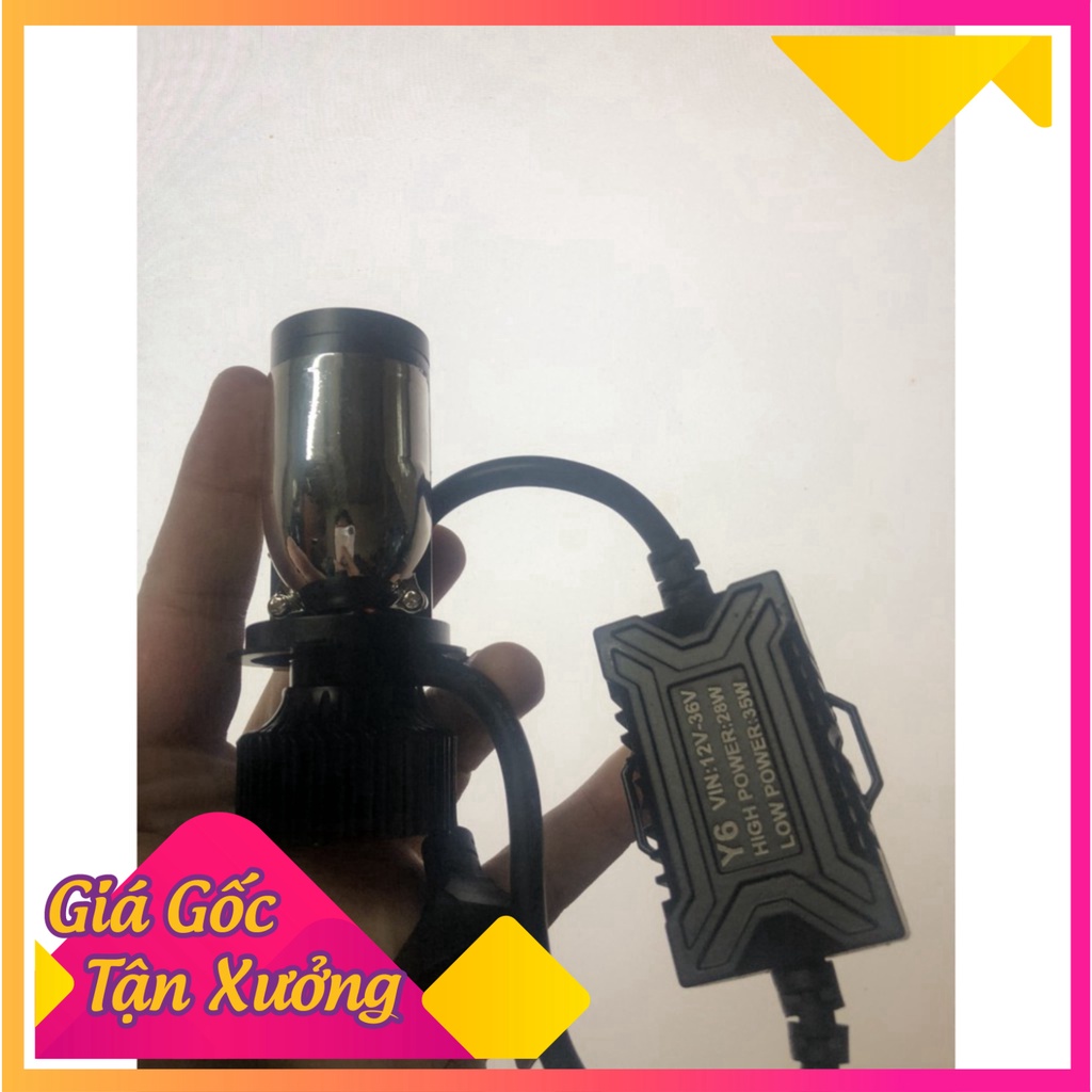 ĐÈN LED BI CẦU MINI CÓ CHỤP CHẮN SÁNG 60W ( giá 1 chiếc)  (Ảnh Sp thật)