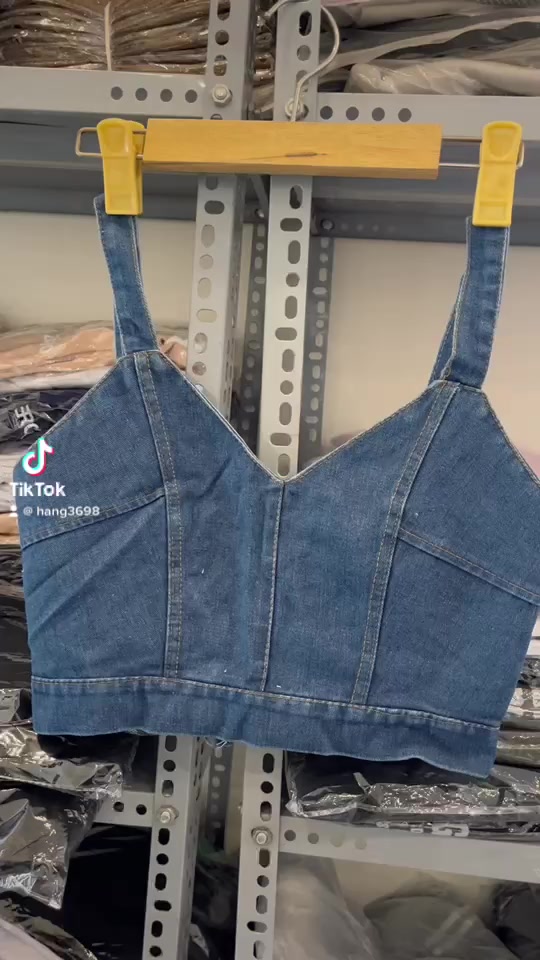 Áo Jean Hai Dây Đan Lưng Kèm Ảnh Thật CC031 | BigBuy360 - bigbuy360.vn