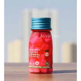 Kẹo Cube Candy The Mát Thơm Miệng Hàn Quốc 23g, Dưa hấu, tăng lực, chanh, đào,....