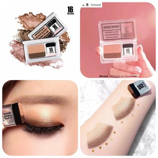 (NEW) Phấn mắt 2 line Sixteen (hình chụp thật) hàng mới
