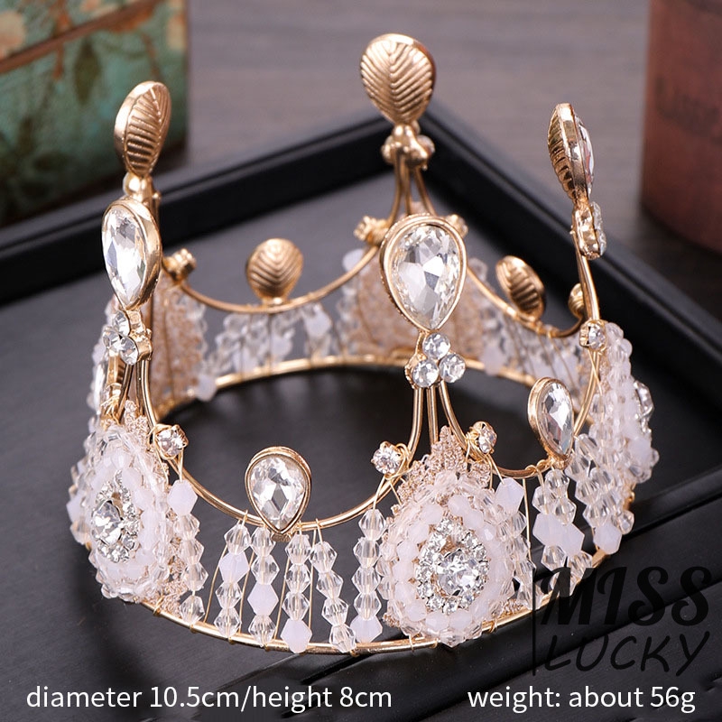 Cài tóc hình vương miện đính đá lấp lánh