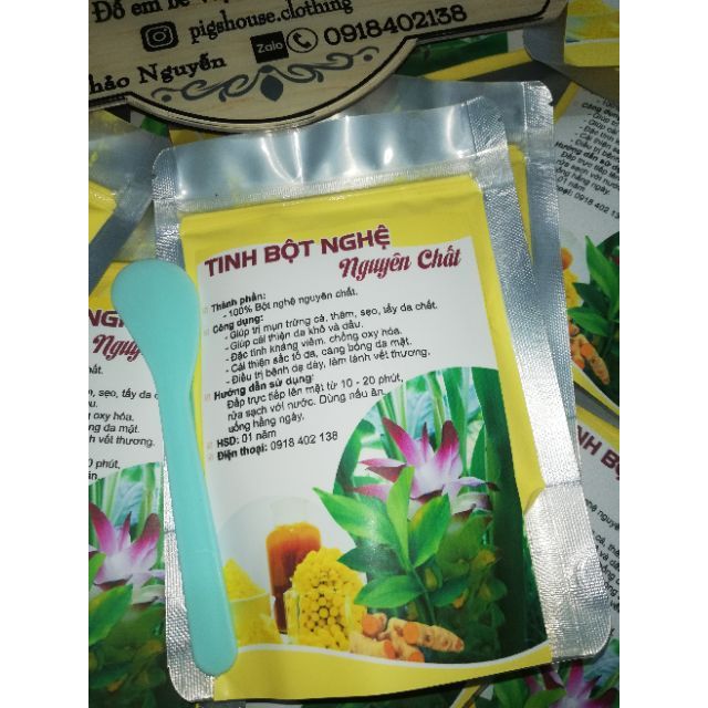 (Sale khủng)Tinh Bột Nghệ Đắp Mặt 100gr- Handmade.