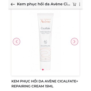 KEM AVENE CICALFATE+ CREAM 100ML