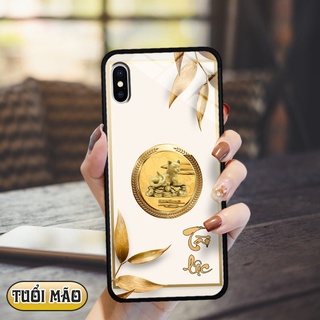 Ốp lưng kính 3D 12 con giáp - iphone x, xs
