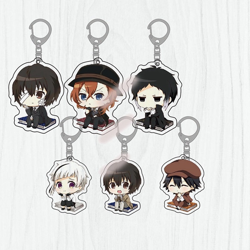 Móc Khóa Hình Nhân Vật Anime Bungo Stray Dogs