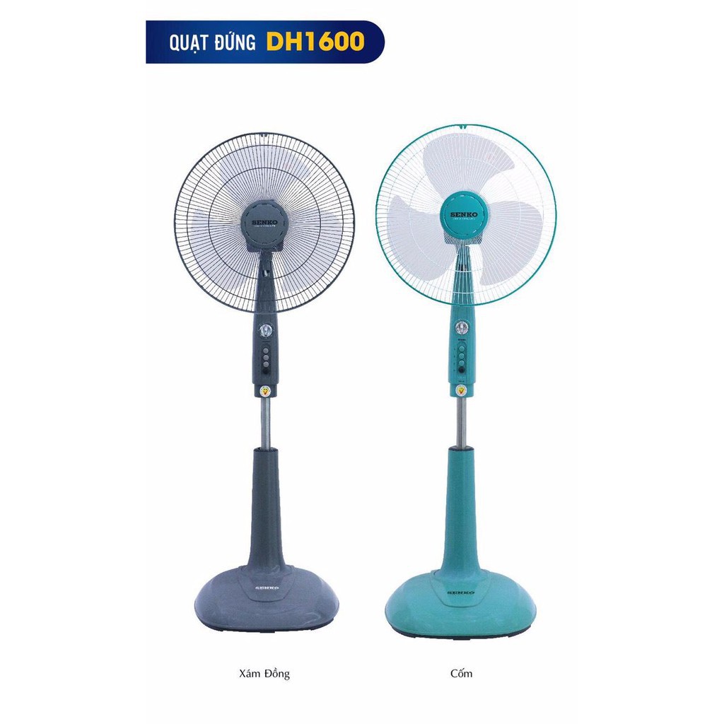 QUẠT ĐỨNG CÓ HẸN GIỜ SENKO - DH1600 | BigBuy360 - bigbuy360.vn