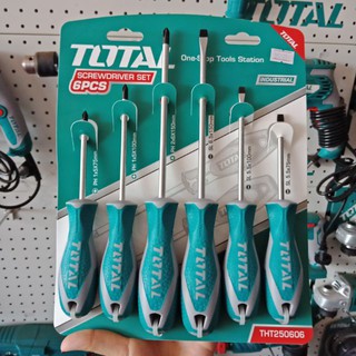 Bộ tuốc nơ vít (tô vít) 6 chi tiết Total THT250606