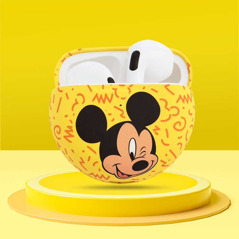 DISNEY Tai Nghe Bluetooth Không Dây 2022 P1 P4 Hình Mickey Minnie Dễ Thương