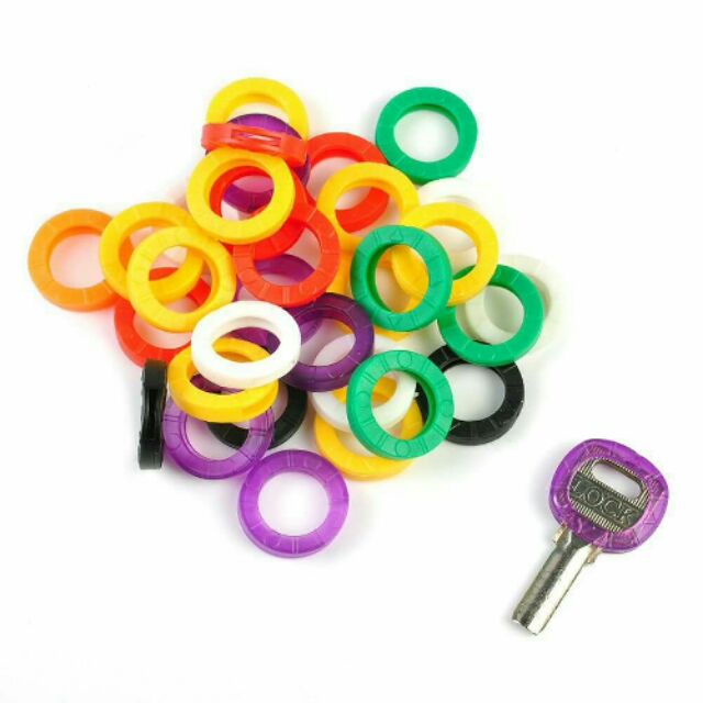 Bộ 10 nhẫn bọc chìa khóa