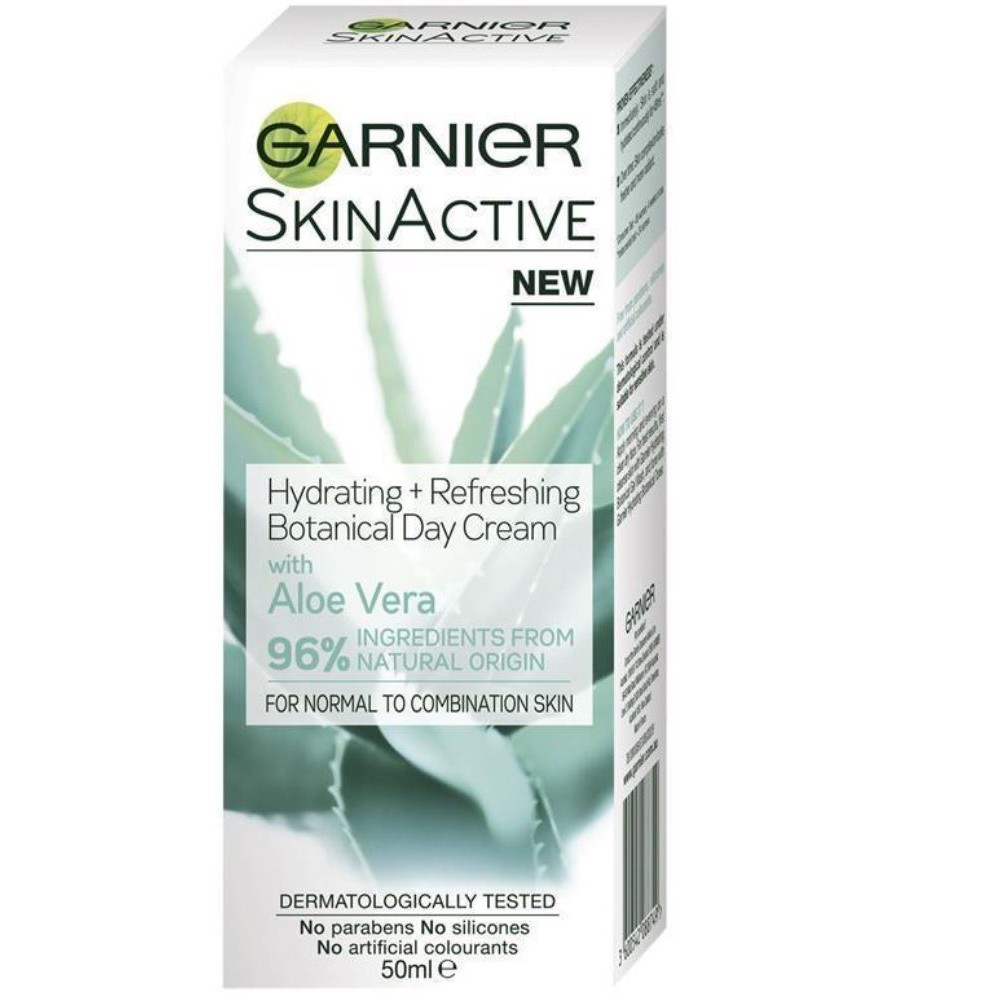 Kem Dưỡng Da Cấp Ẩm Garnier Skin Active Refreshing Day Cream Với Tinh Chất Aloe Vera