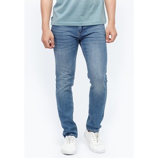 Quần jeans Novelty Slim Straight xanh jean nhạt NQJMMNNCSI1701200