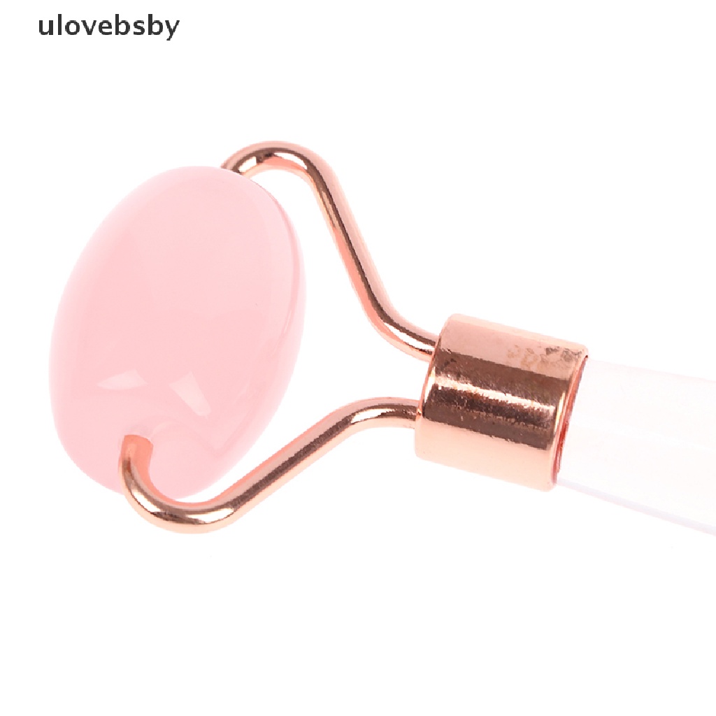 Cây Lăn Massage Mặt Bằng Đá Thạch Anh Hồng Thạch Anh Hồng Nâng Cơ Giảm Nếp Nhăn