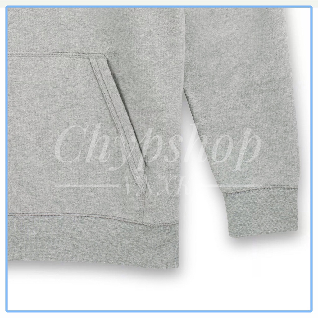 Áo Hoodie / Áo khoác chui đầu chính hãng Vans, màu trơn thêu logo cổ điển Unisex