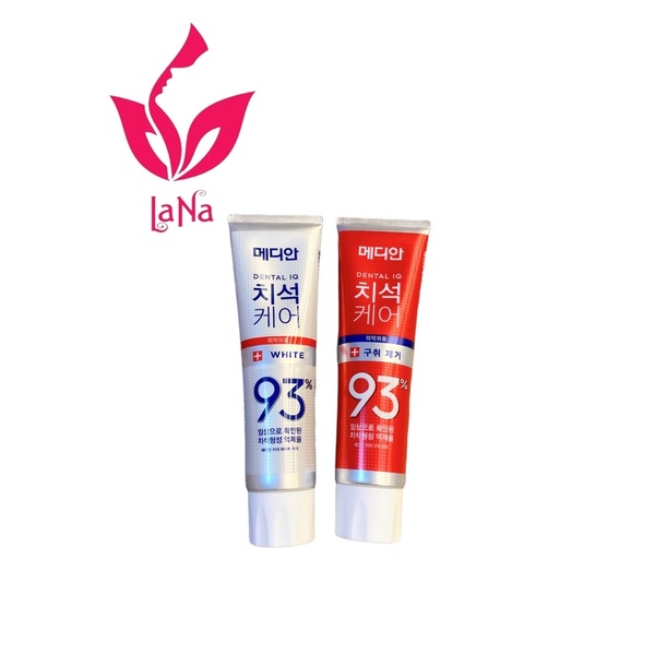 Kem Đánh Răng Giúp Trắng Răng, Giảm Ố, Loại Bỏ Mùi Hôi Median Dental IQ 93% Toothpaste 120g