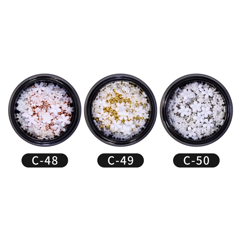 Phụ Kiện Trang Trí Móng Tay Nghệ Thuật Ba Chiều Hình Hoa Nhỏ Bằng Nhựa resin Phong Cách Nhật Bản ins