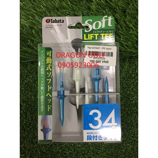 Tee golf TABATA (tee phát bóng gôn) lift tee Soft  69mm GV-0447