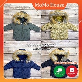 [FS + Hoàn 30k Xu] Áo Phao Cho Bé Mũ Lông 4 Màu Siêu Cưng