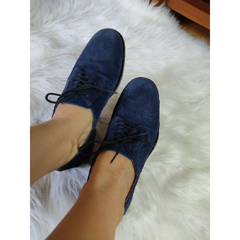Giày da bò lật của Ý size 36-37