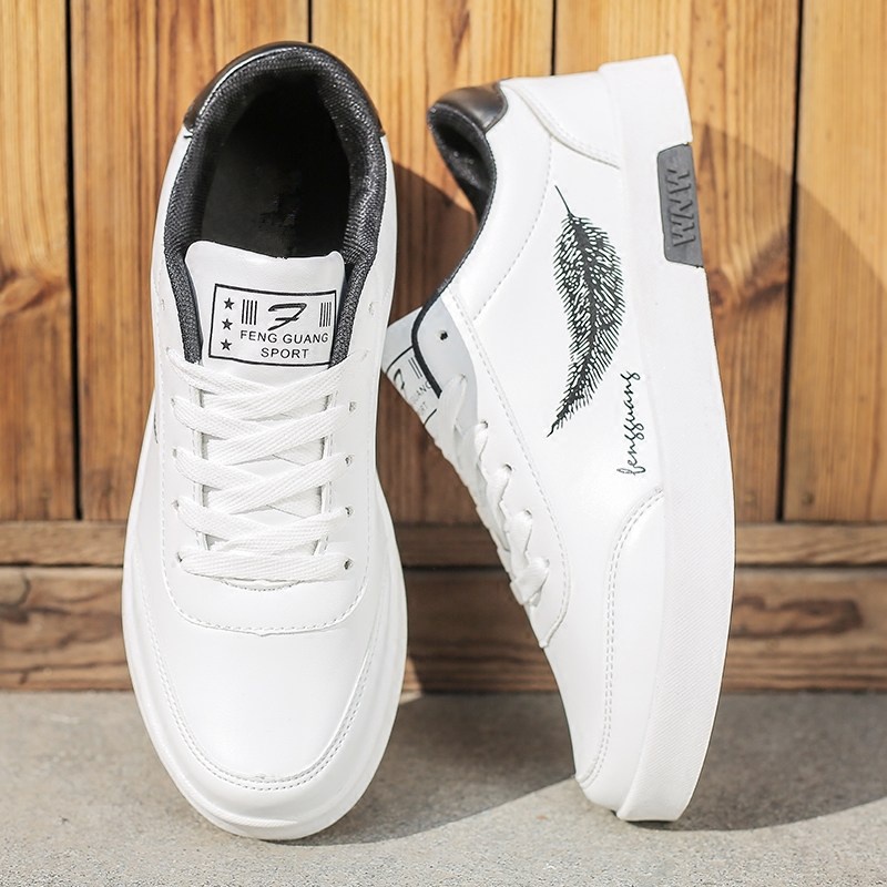 Giày Sneaker Thể Thao Nam G31 Da Cao Cấp Màu Trắng Đẹp Thời Trang Hàn Quốc Cho Học Sinh Sinh Viên A1