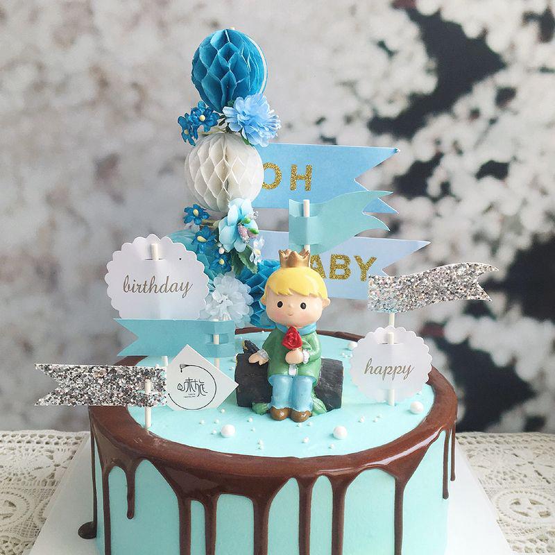 Set que HPBD Baby Love xanh