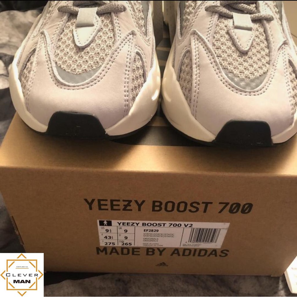 LV-NEW ⚡ [XẢ KHO] (CỰC HOT) giày thể thao YEEZY 700 V2 STATIC trắng xám [ĐEP CHUẨN ] 🔥 ✔️ : 🔥 XIÊU RẺ ☯ $ ; * ' ' ₁