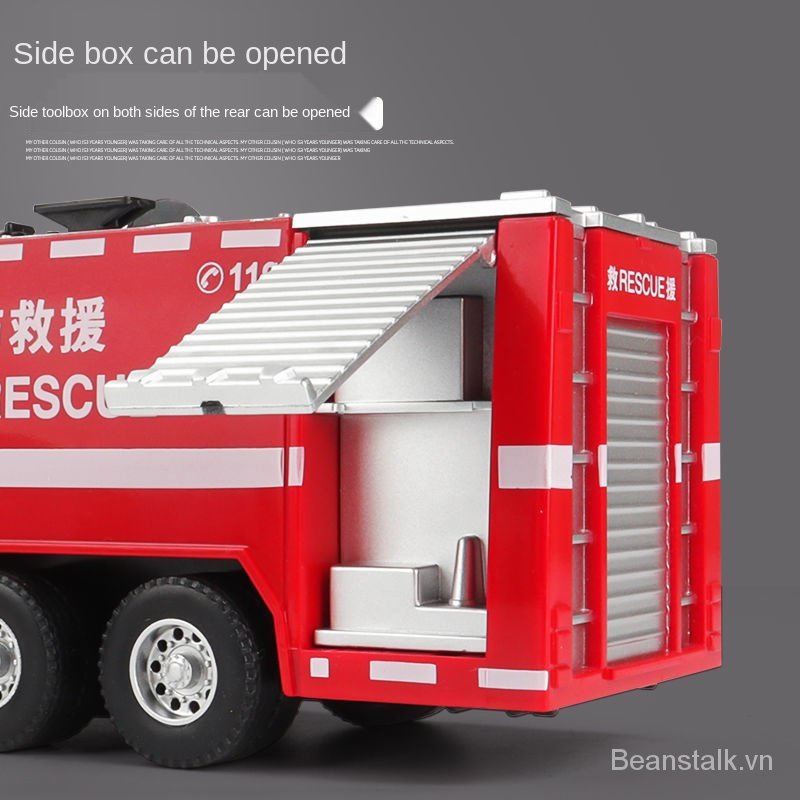 Mô hình xe cứu hỏa đồ chơi cho bé