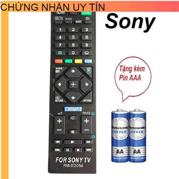 Điều Khiển TiVi sony RM-ED54 Hàng tốt - Tặng kèm pin