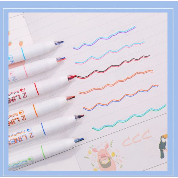 Bút trang trí 2 ngòi - Double line 0.5mm 5.0 168 Đánh Giá 445