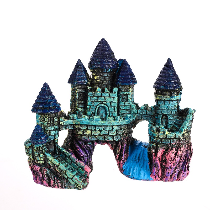 Đồ Trang Trí Hồ Cá Hình Lâu Đài