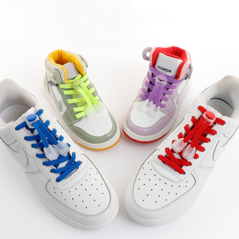 Dây Buộc Giày Co Giãn Không Cần Buộc Tiện Lợi Dành Cho Người Lớn Và Trẻ Em