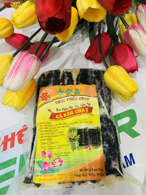 ☘1KG CÁ KÈO CHAY 1KG( 2 bịch)/ Chay Tâm Phát/ Chỉ bán HCM