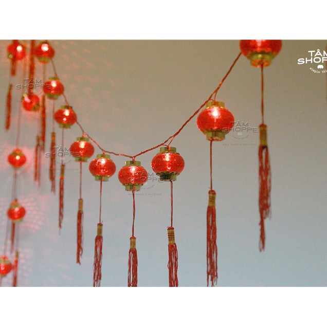 Dây đèn pháo trang trí tết số  TAN
