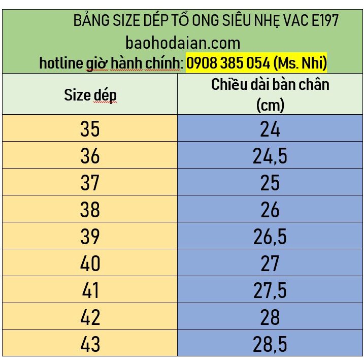 Dép tổ ong chất liệu EVA siêu nhẹ E197