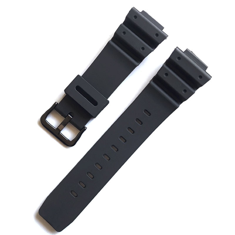 Dây đeo silicon thời trang 16mm cho Casio G-shock DW-5600 DW9051 DW9052 Dây đeo cổ tay thay thế chống rơi bền bỉ Dây đeo đồng hồ