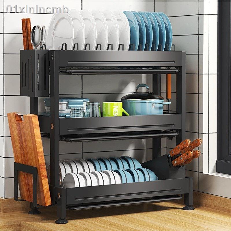 Kệ bếp inox 304, giá để bát, thoát nước, giàn phơi đa năng, bàn, bát đĩa