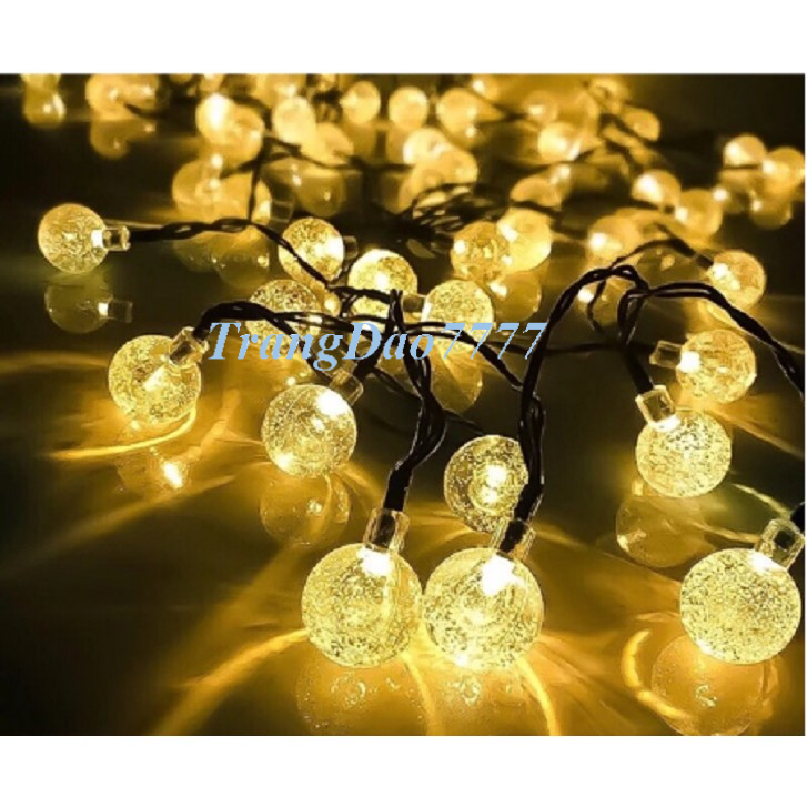 Dây Đèn Led Cắm Điện 220V Đèn Led Bóng Tròn Cherry Ball Pha Lê Trang Trí Decor Lễ Tết Tiệc Noel Halloween