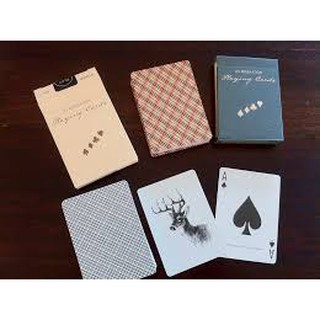 Bộ bài tây vintage plaid playing cards