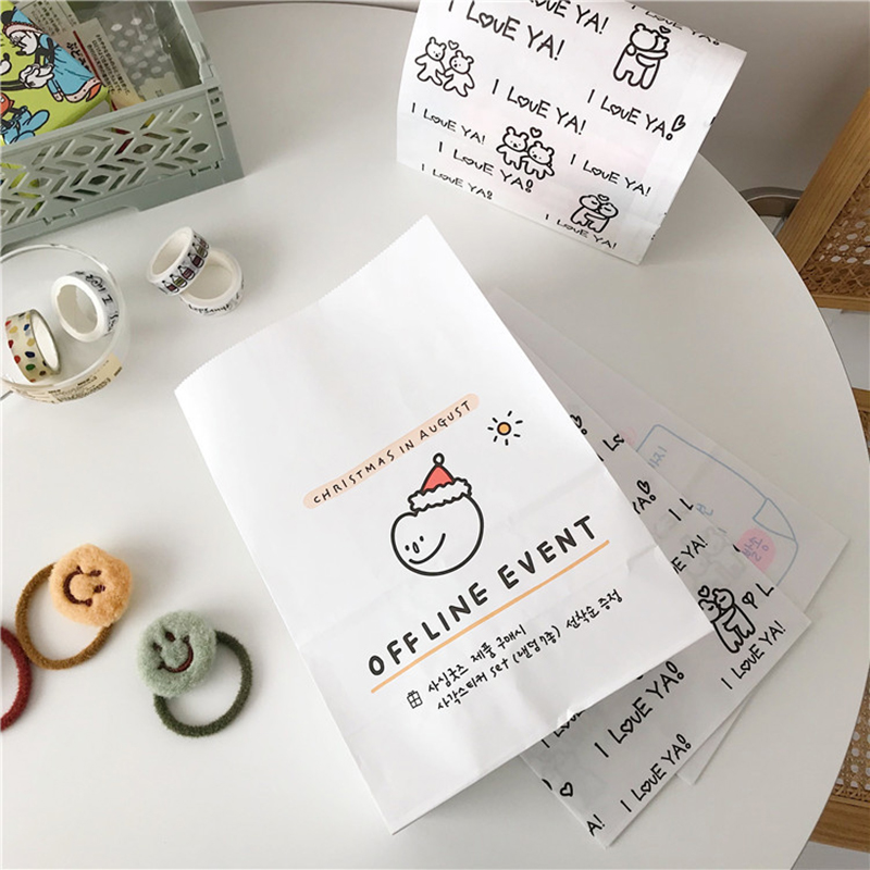 Set 3 Túi Giấy Đựng Quà Giáng Sinh Dễ Thương Độc Đáo