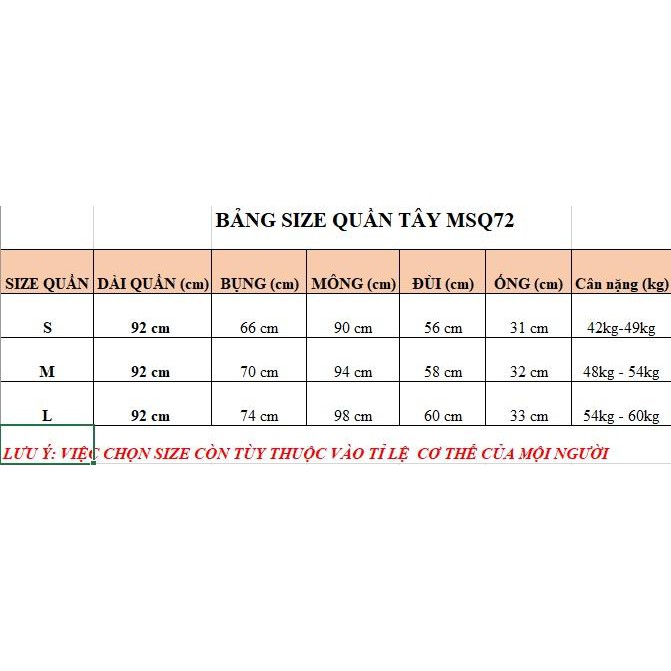 Quần Tây Nữ- Quần Baggy Nữ -Quần Tây Baggy khóa sườn có đai - MSQ72