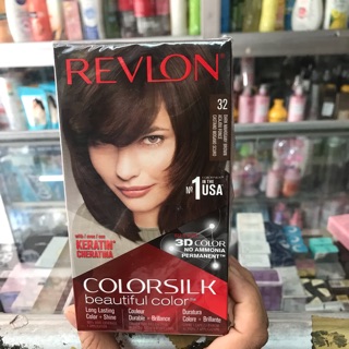 Thuốc Nhuộm Tóc Revlon Colorsilk 32 - Nâu gỗ sậm