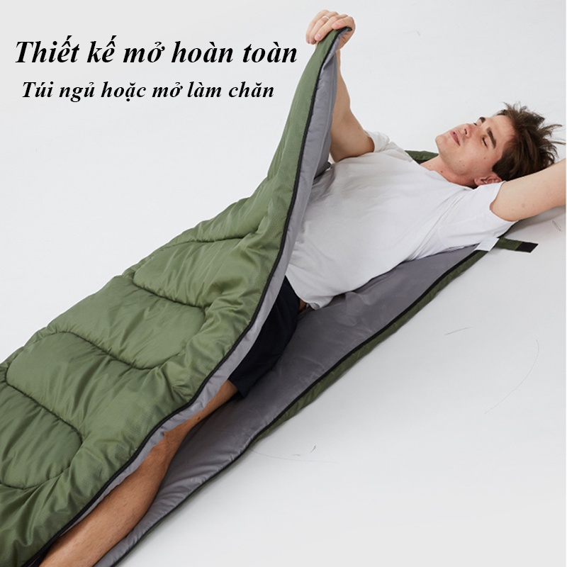 Túi Ngủ Văn Phòng Du Lịch Dã Ngoại Phượt Giữ Ấm Mùa Đông - Túi Ngủ Cao Cấp