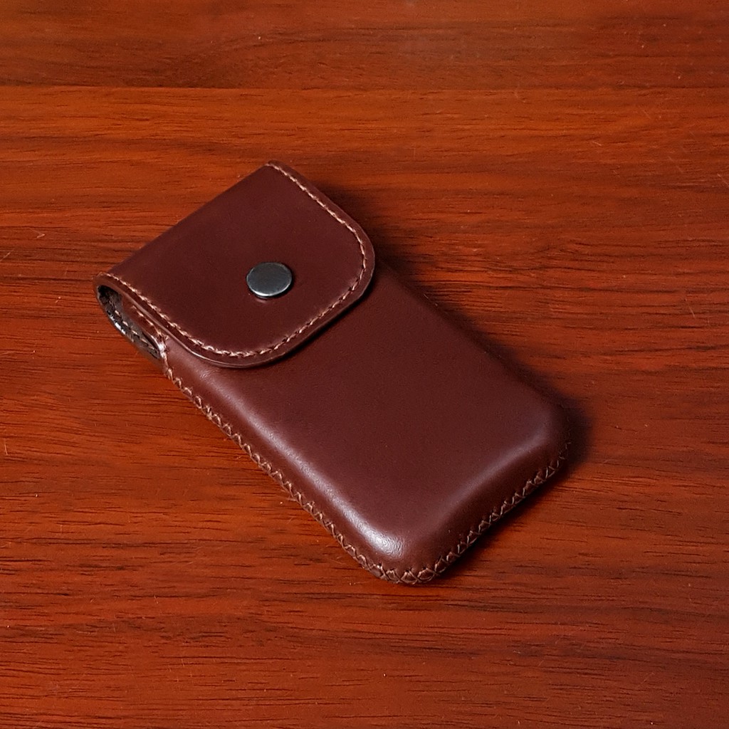 Bao da Nokia E71 E72 da thật - Bao điện thoại handmade thủ công - Màu Nâu