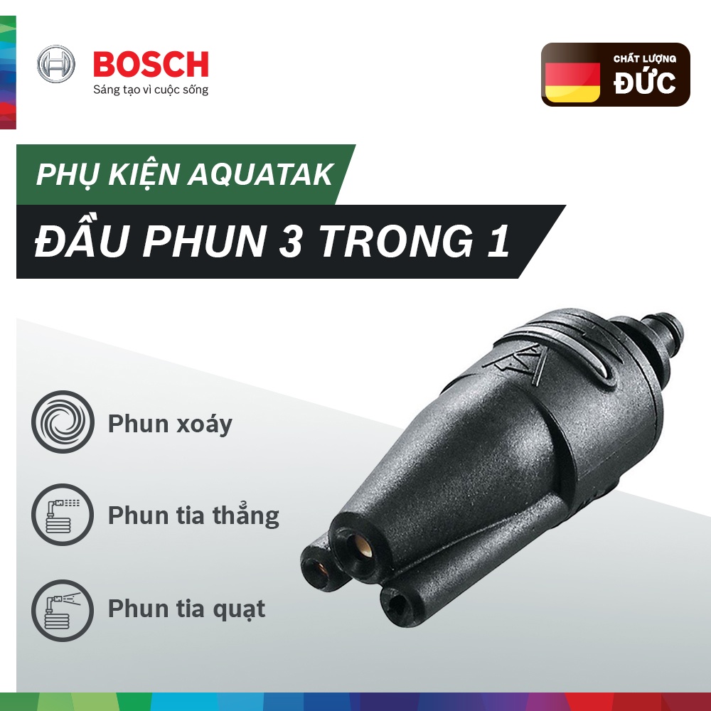 Phụ kiện máy rửa xe Bosch - Đầu phun 3 trong 1 F016800579